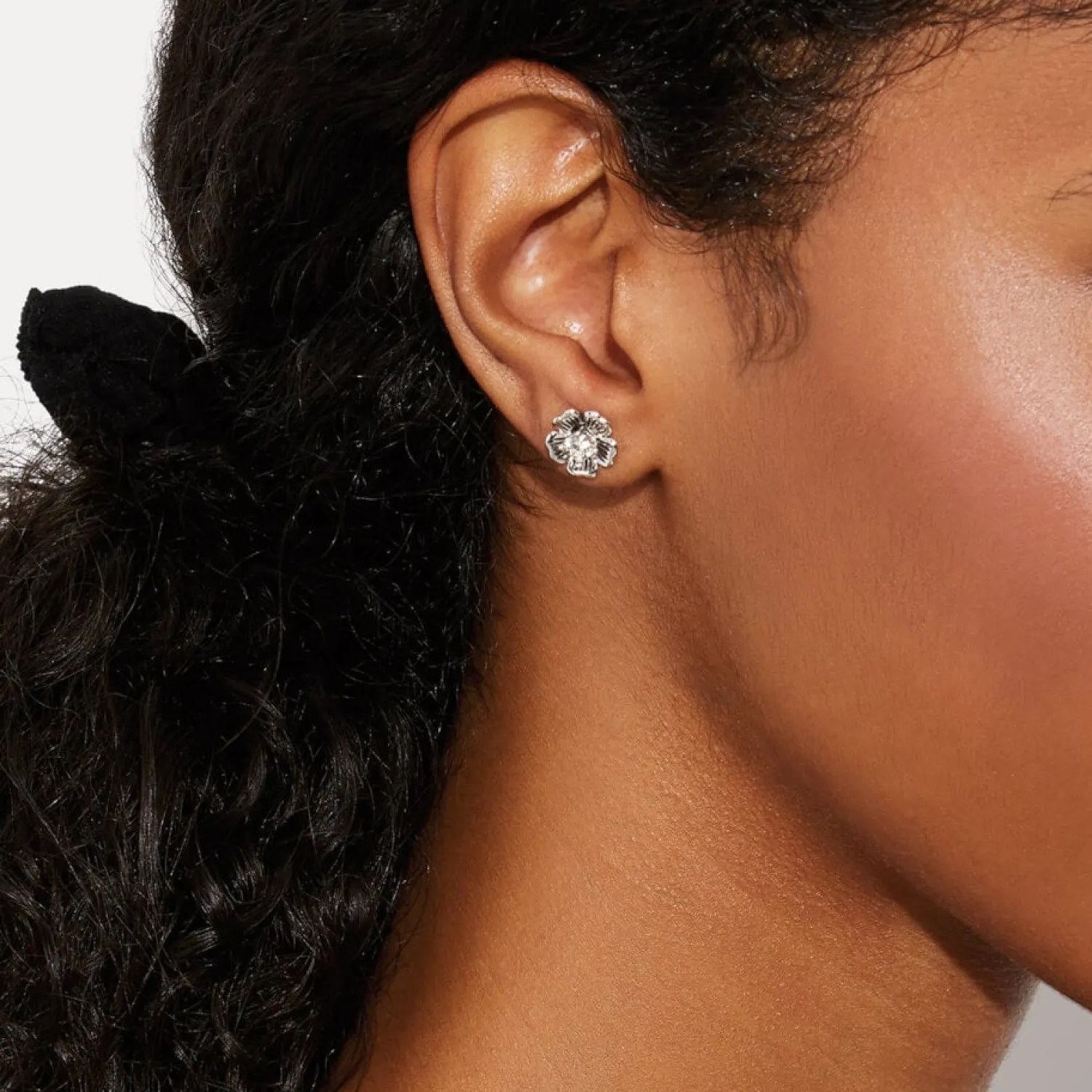 Earrings*Coach Mini Tea Rose Stud