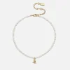 Necklaces*Coach Pearl Charms Gold-Plated Necklace