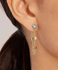 Jewellery Sets*Coach Pearl Charms Gold-Plated Earrings