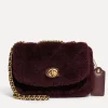 Shoulder Bags*Coach Pillow Madison 18 Quilted Shearling Shoulder Bag
