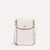 Tech Accessories*Coach Polished C Phone Leather Crossbody Bag