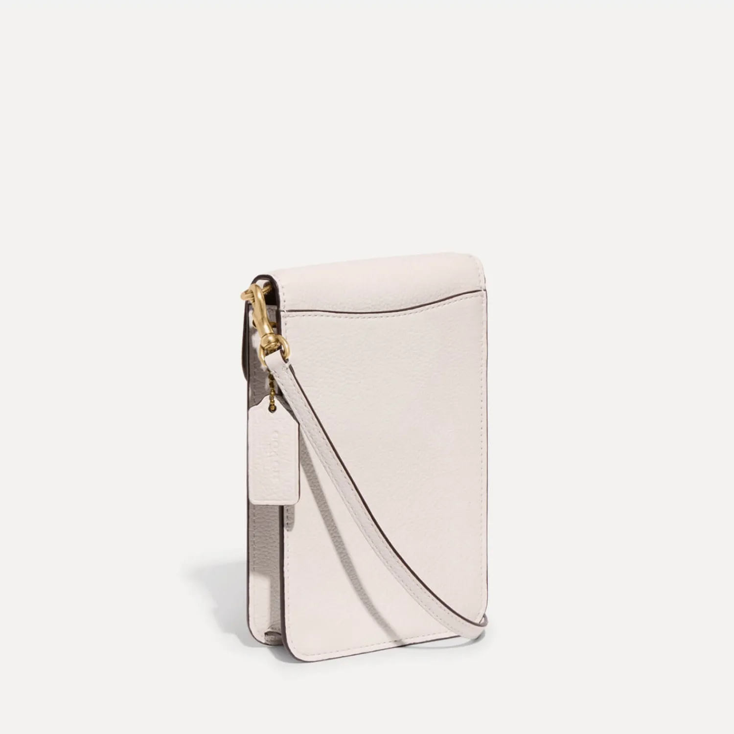 Tech Accessories*Coach Polished C Phone Leather Crossbody Bag