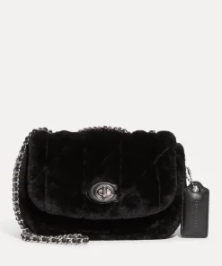 Shoulder Bags*Coach Quilted Shearling Pillow Madison 18 Shoulder Bag