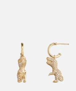 Jewellery Sets*Coach Rexy Crystal And Gold-Tone Earrings