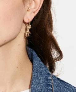 Jewellery Sets*Coach Rexy Crystal And Gold-Tone Earrings