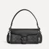 Shoulder Bags*Coach Signature Tabby 26 Leather And Canvas Shoulder Bag