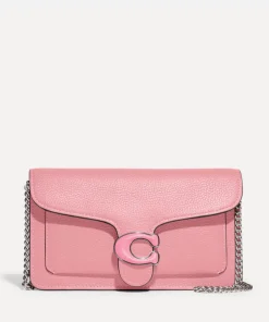 Shoulder Bags*Coach Tabby Chain Leather Clutch Bag