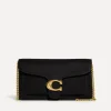 Clutch Bags*Coach Tabby Chain Leather Clutch Bag