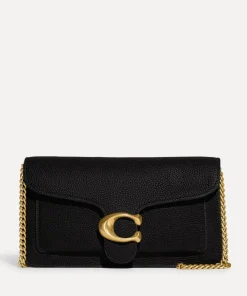 Clutch Bags*Coach Tabby Chain Leather Clutch Bag