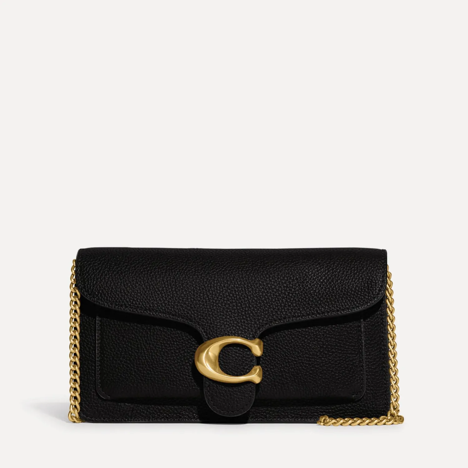 Clutch Bags*Coach Tabby Chain Leather Clutch Bag