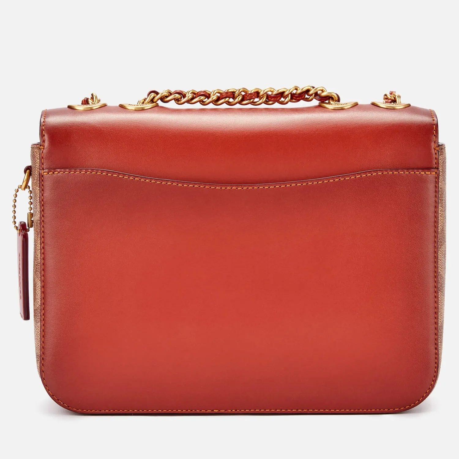 Shoulder Bags*Coach Women's Coated Canvas Signature Madison Bag - Tan Rust