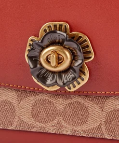 Shoulder Bags*Coach Women's Coated Canvas Signature Madison Bag - Tan Rust