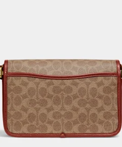 Shoulder Bags*Coach Women's Coated Canvas Signature Studio Shoulder Bag - Tan Rust