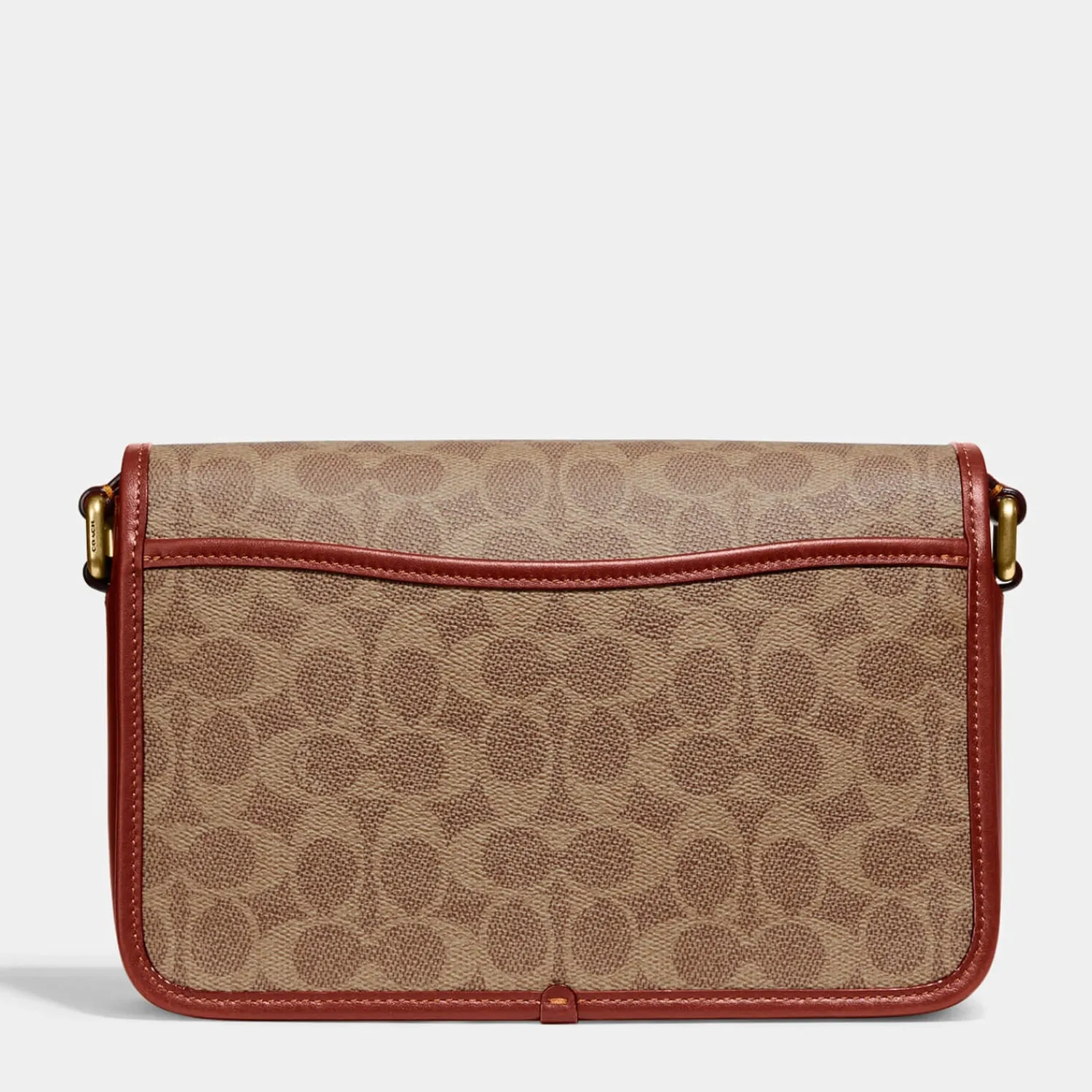 Shoulder Bags*Coach Women's Coated Canvas Signature Studio Shoulder Bag - Tan Rust