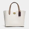 Tote Bags*Coach Women's Colorblock Willow Tote Bag 24 - Chalk Multi