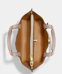 Tote Bags*Coach Women's Colorblock Willow Tote Bag 24 - Chalk Multi