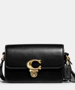 Shoulder Bags*Coach Women's Glovetanned Studio Shoulder Bag 19 - Black