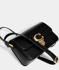 Shoulder Bags*Coach Women's Glovetanned Studio Shoulder Bag 19 - Black