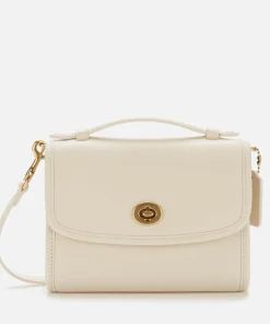 Crossbody Bags*Coach Women's Kip Turnlock Cross Body Bag - Chalk