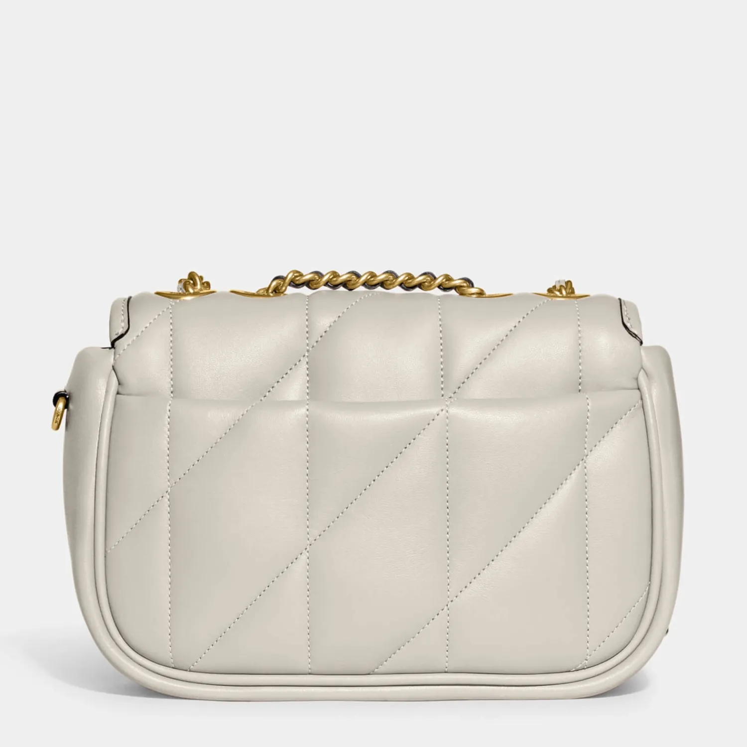 Shoulder Bags*Coach Women's Quilted Pillow Madison Shoulder Bag 18 - Chalk