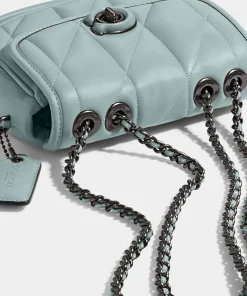 Shoulder Bags*Coach Women's Quilted Pillow Madison Shoulder Bag 18 - Aqua
