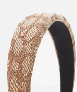 Hair Accessories*Coach Women's Signature Headband - Khaki