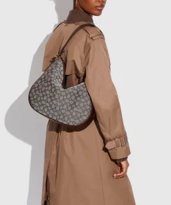 Shoulder Bags*Coach Women's Signature Jacquard Soft Tabby Hobo Bag - Oak Maple