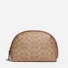 Home Accessories*Coach Women's Signature Julienne Cosmetic Case - Tan Rust