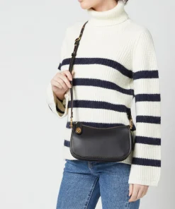 Shoulder Bags*Coach Women's The Originals Glovetanned Leather Swinger Bag - Black