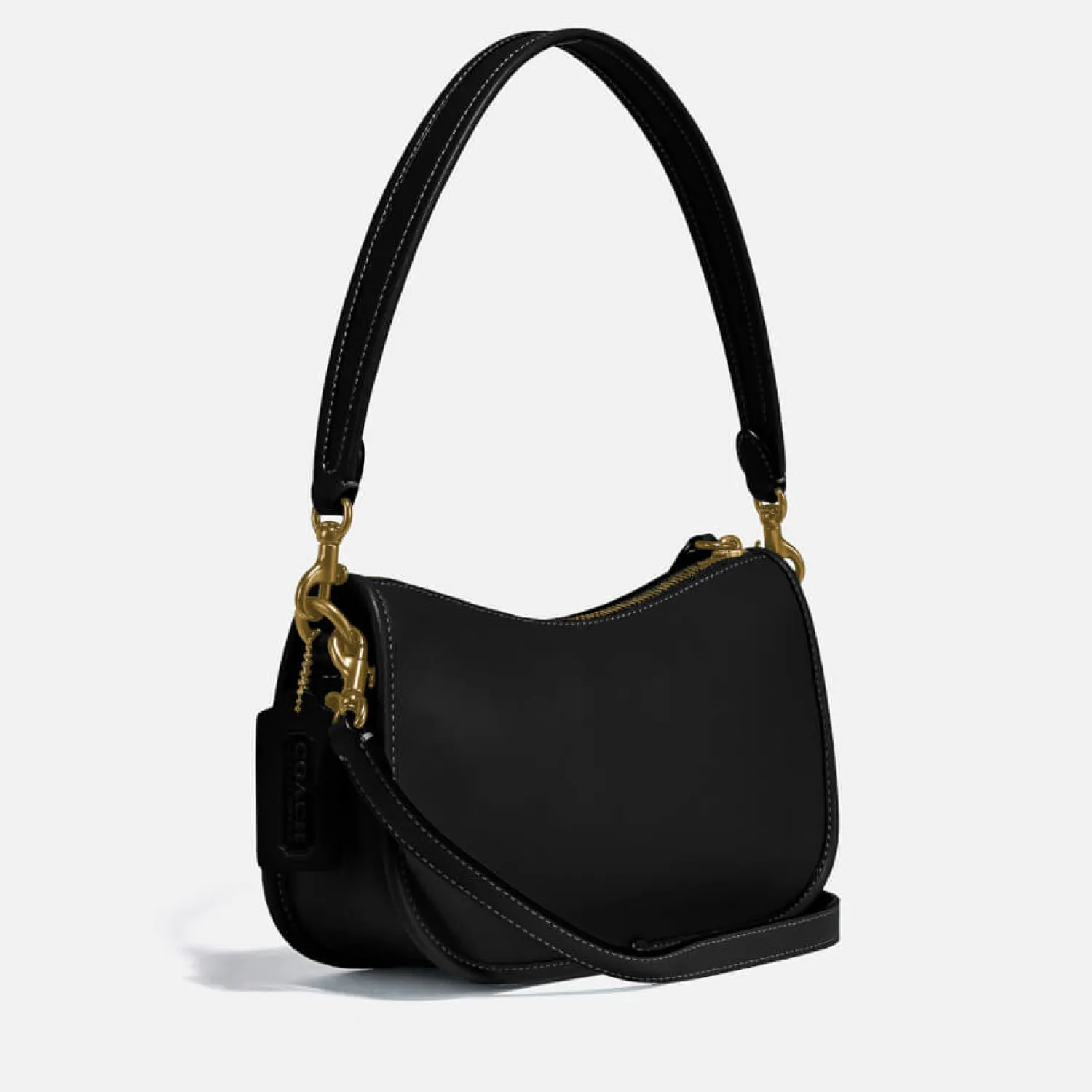 Shoulder Bags*Coach Women's The Originals Glovetanned Leather Swinger Bag - Black