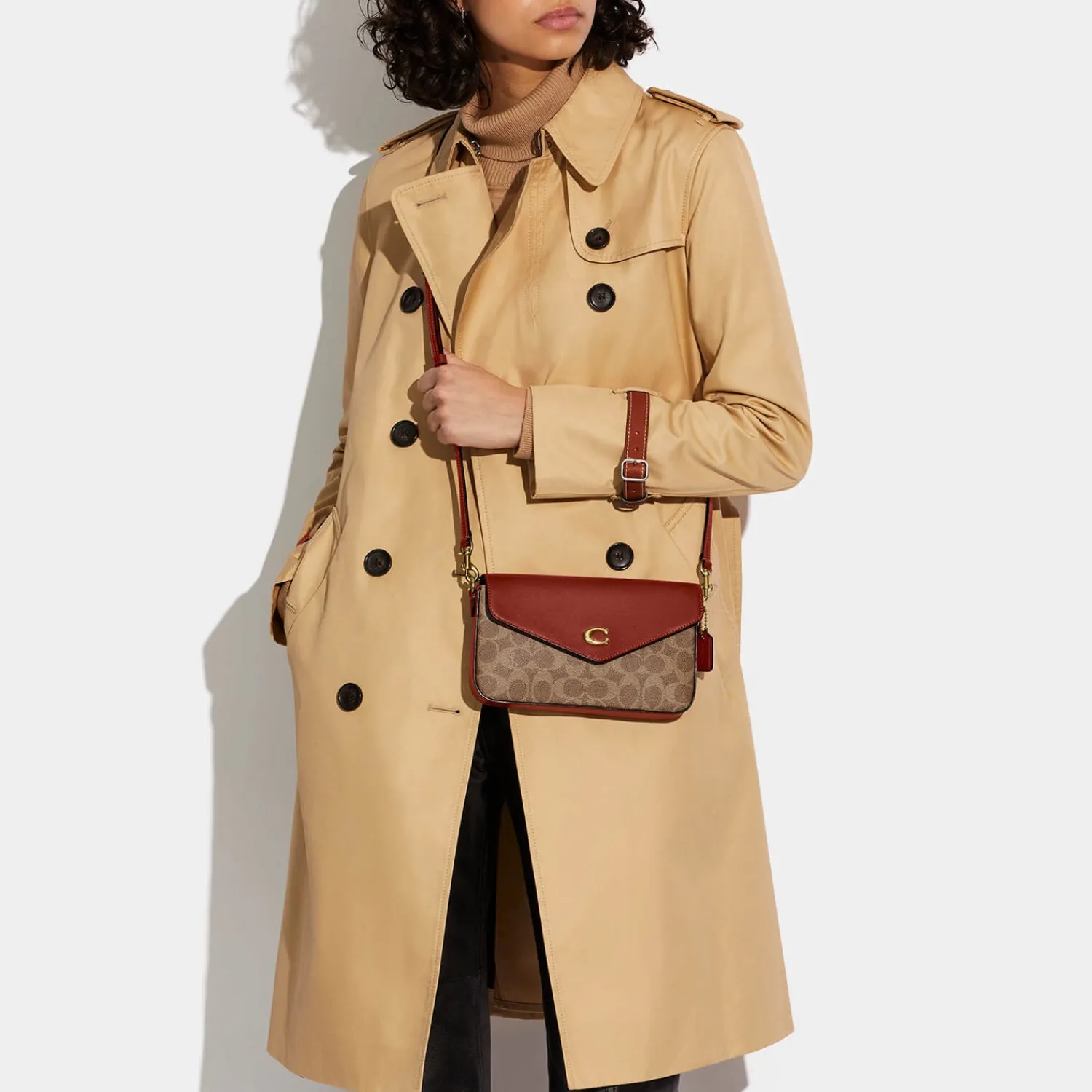 Crossbody Bags*Coach Women's Wyn Cross Body Bag - Tan Rust