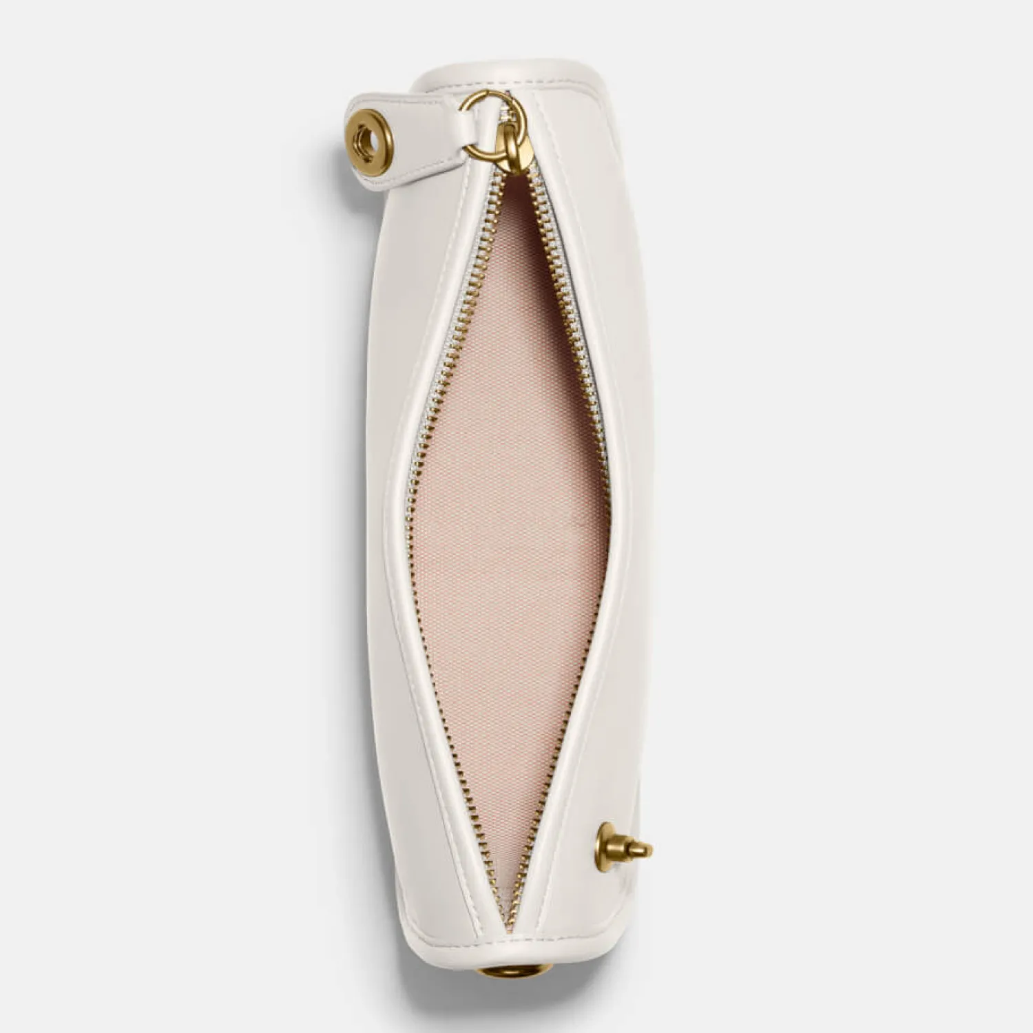 Shoulder Bags*Coach Women's Glovetanned Leather Swinger Bag - Chalk