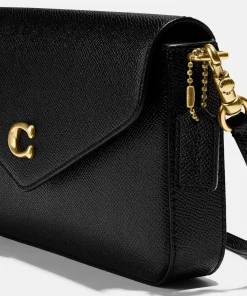 Crossbody Bags*Coach Wyn Crossgrain Leather Crossbody - Black