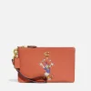 Home Accessories*Coach X Disney Daisy Duck Small Leather Wristlet