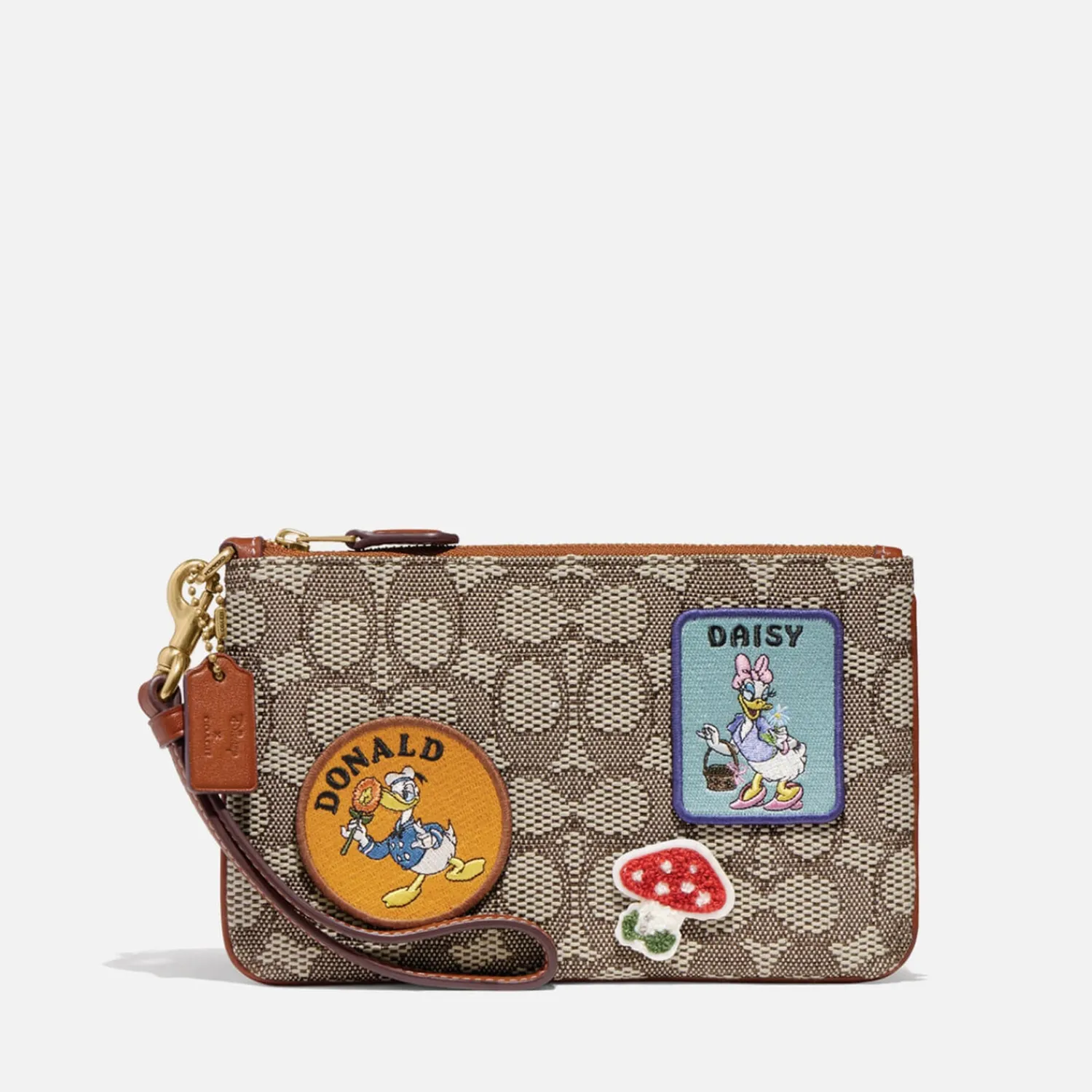 Home Accessories*Coach X Disney Designer Patched Small Jacquard Wristlet