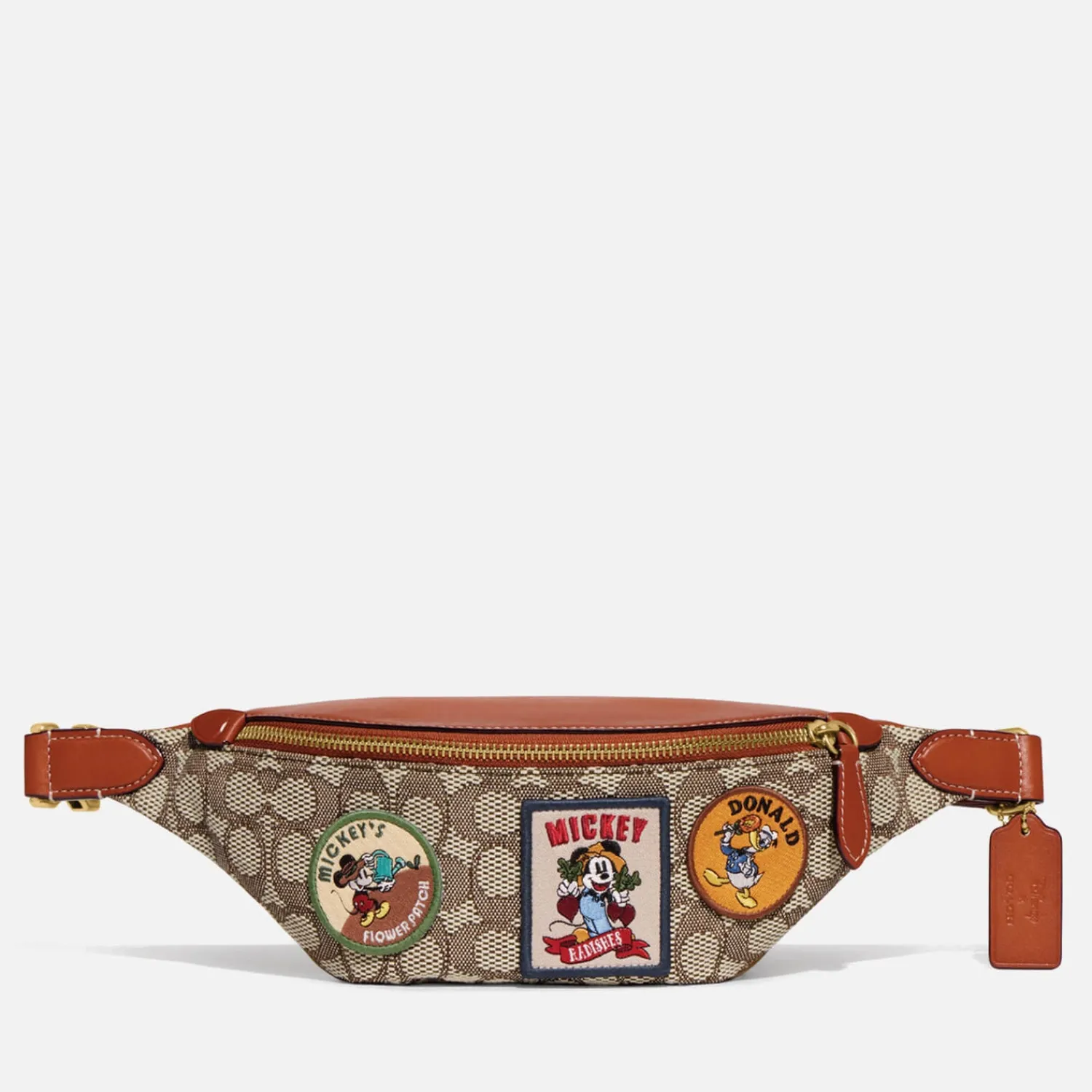 Belt Bags*Coach X Disney Jacquard And Leather Belt Bag