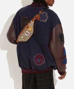 Belt Bags*Coach X Disney Jacquard And Leather Belt Bag