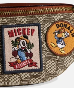 Belt Bags*Coach X Disney Jacquard And Leather Belt Bag