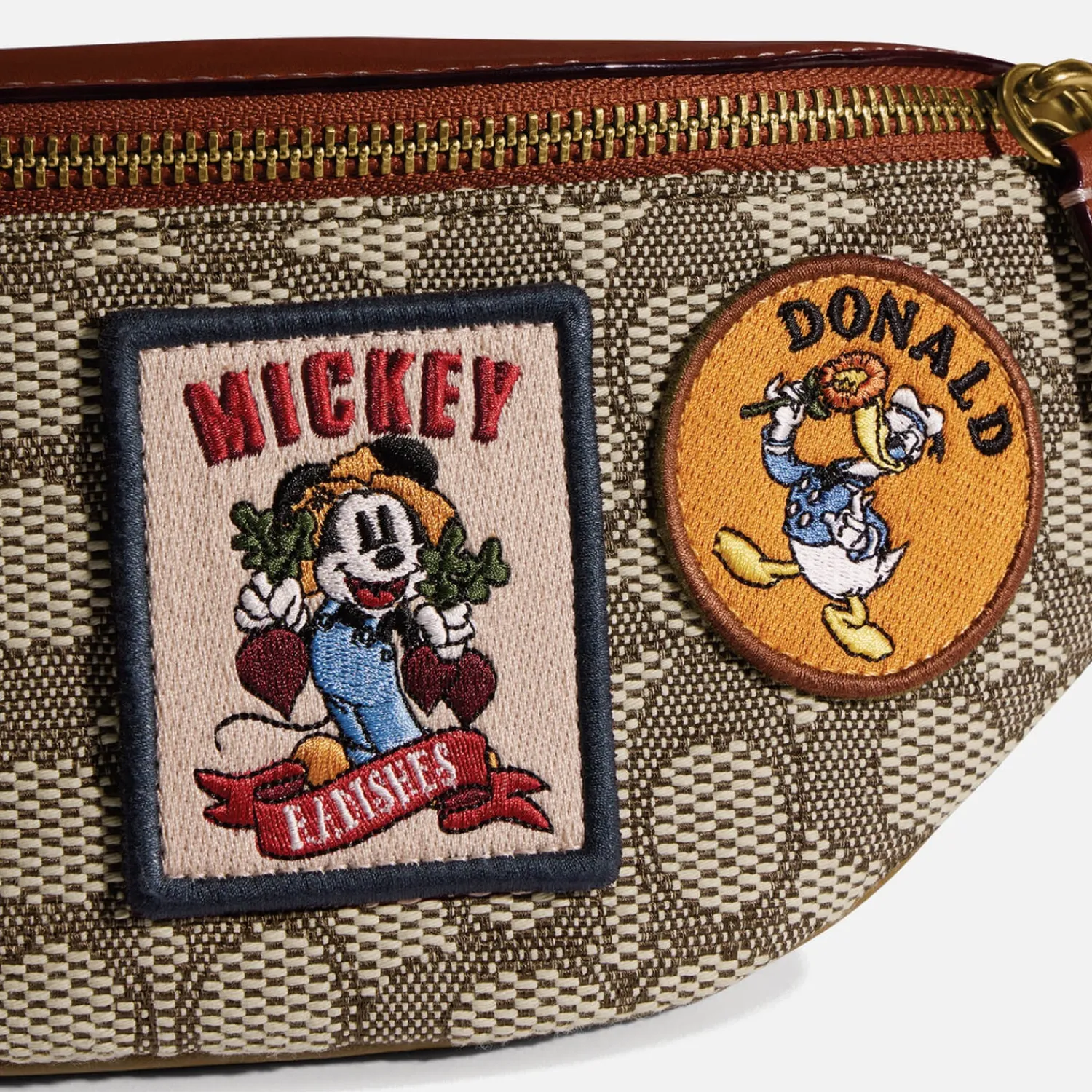 Belt Bags*Coach X Disney Jacquard And Leather Belt Bag