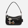 Shoulder Bags*Coach X Disney Mickey And Flowers Leather Shoulder Bag