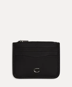 Purses And Cardholders*Coach Zip Leather Card Case
