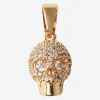 Necklaces*Crystal Haze Women's Mr Nice Skull - Gold