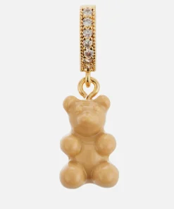 Necklaces*Crystal Haze Women's Pave Nostalgia Bear Pendant - Salt Caramel