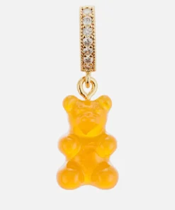 Necklaces*Crystal Haze Women's Pave Nostalgia Bear Pendant - Fanta
