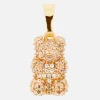 Necklaces*Crystal Haze Women's Pave Nostalgia Bear - Gold
