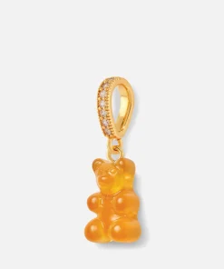 Necklaces*Crystal Haze Women's Pave Nostalgia Bear Pendant - Fanta