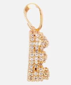 Necklaces*Crystal Haze Women's Pave Nostalgia Bear - Gold