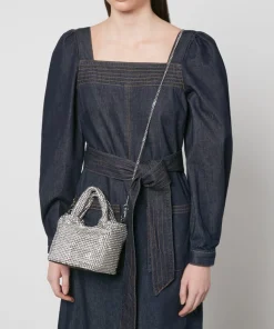 Crossbody Bags*DKNY Gwen Crystal-Embellished Faux Leather Bag