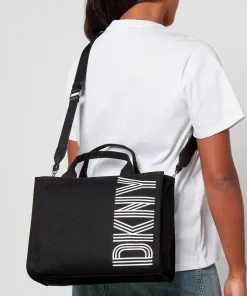 Tote Bags*DKNY Noa Medium Cotton Canvas Tote Bag
