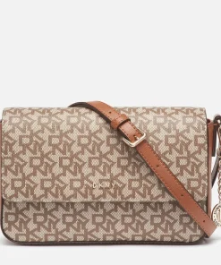 Crossbody Bags*DKNY Women's Bryant Medium Flap Cross Body Bag - Chino/Caramel